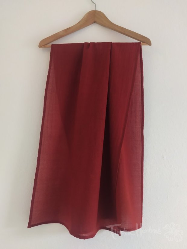 ŠÁTEK Mořena, celobarevný, 100% Merino - Velikost: 220x80 cm, Sytost odstínu: světlý