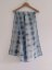 ŠÁTEK Shibori Indigo1, 100% Merino - Velikost: 220x80 cm, Sytost odstínu: tmavý
