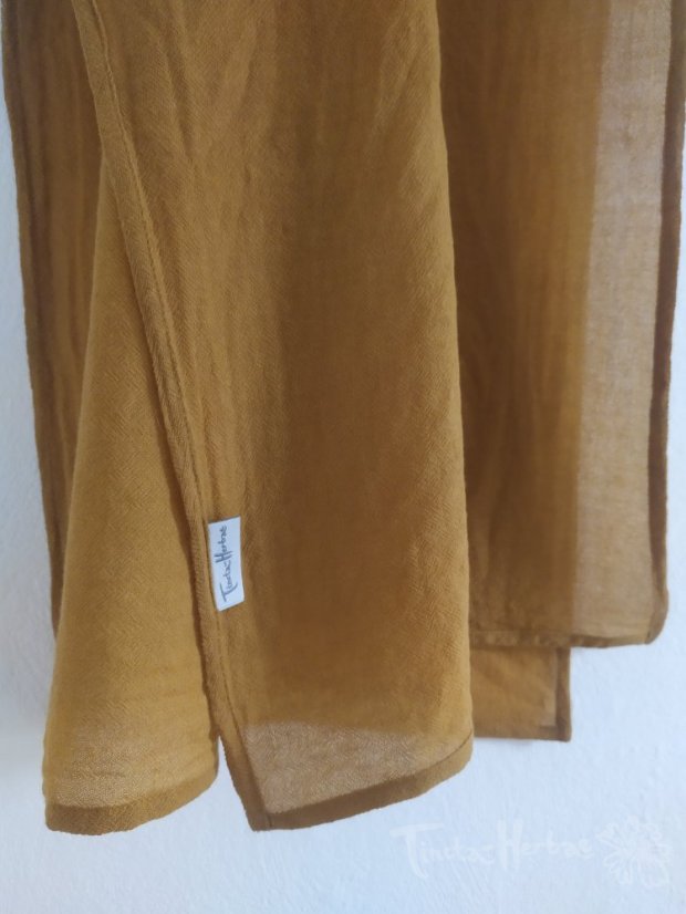 ŠÁTEK Rebarbora, celobarevný, 100% Merino - Velikost: 150x50 cm, Sytost odstínu: tmavý