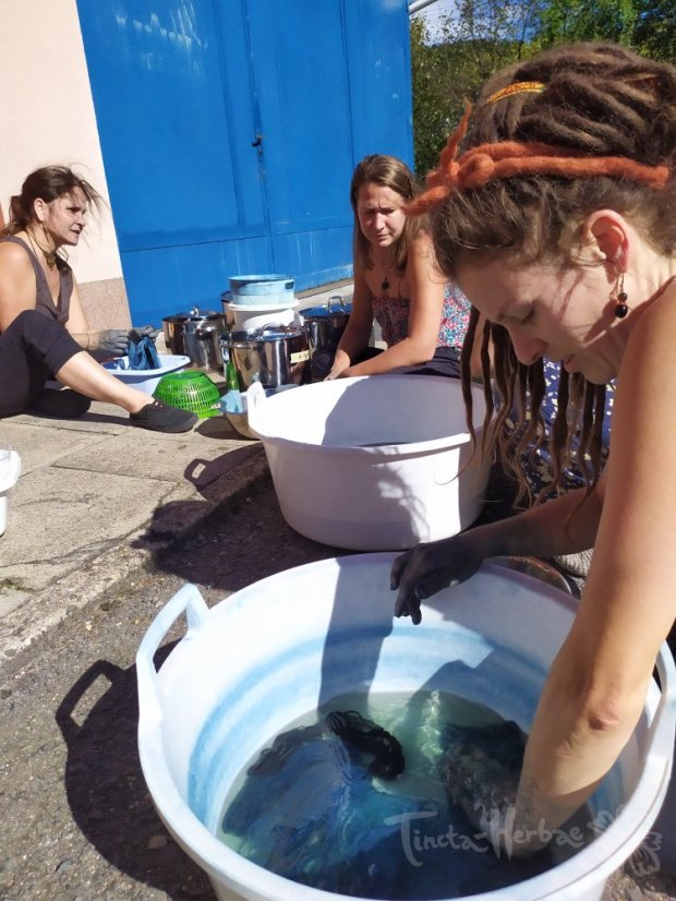 KURZ PŘÍRODNÍ BARVENÍ: Vlna a indigo