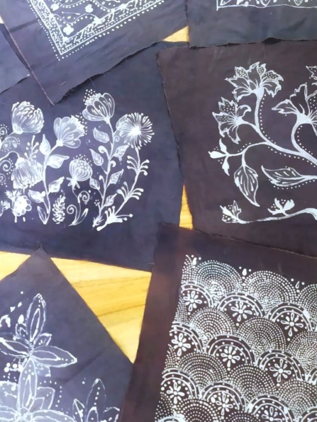 KURZ VOSKOVÝ BATIK: Přírodou barvený + INDIGO Vsetín 16. -17. 8. 2025 Vsetín