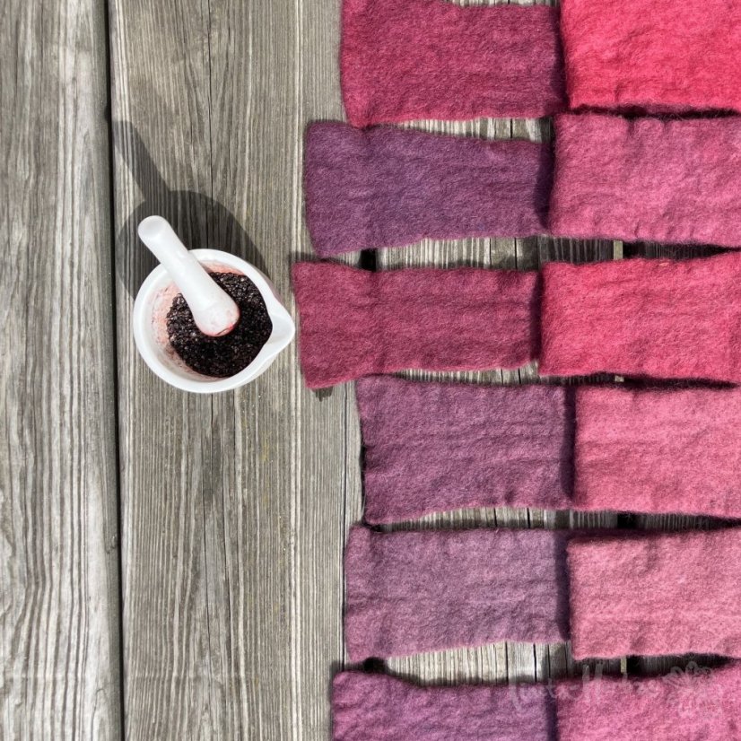 KURZ PŘÍRODNÍ BARVENÍ:  Vlna a rostlinná mořidla 25. - 26. 4. 2026 Vsetín